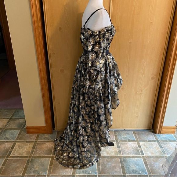 Aqua x Zendaya • Firework Sequined Cold Shoulder Gown - Picture 13 of 15